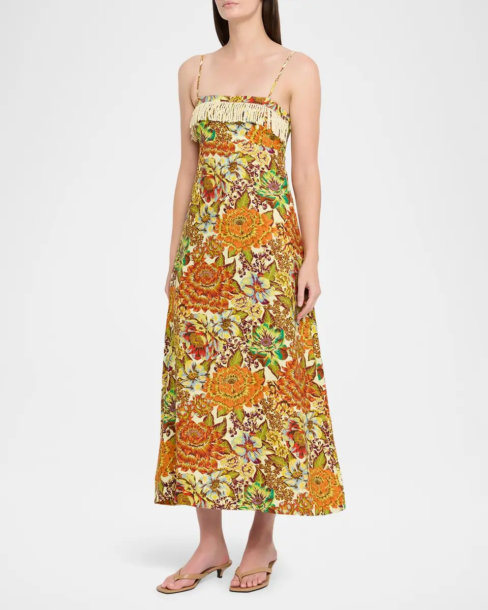 ALÉMAIS Lana Square-Neck Day Dress | Thumbnail 4