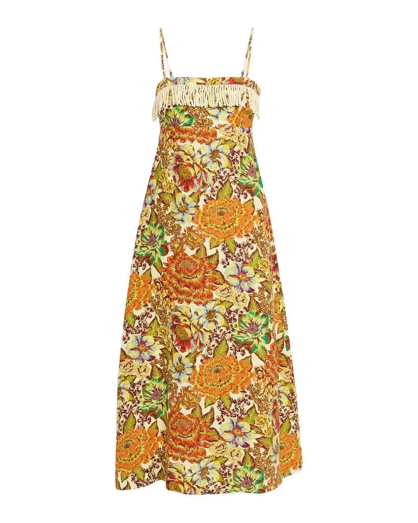ALÉMAIS Lana Square-Neck Day Dress | Image 1 ALÉMAIS Lana Square-Neck Day Dress | Image 1