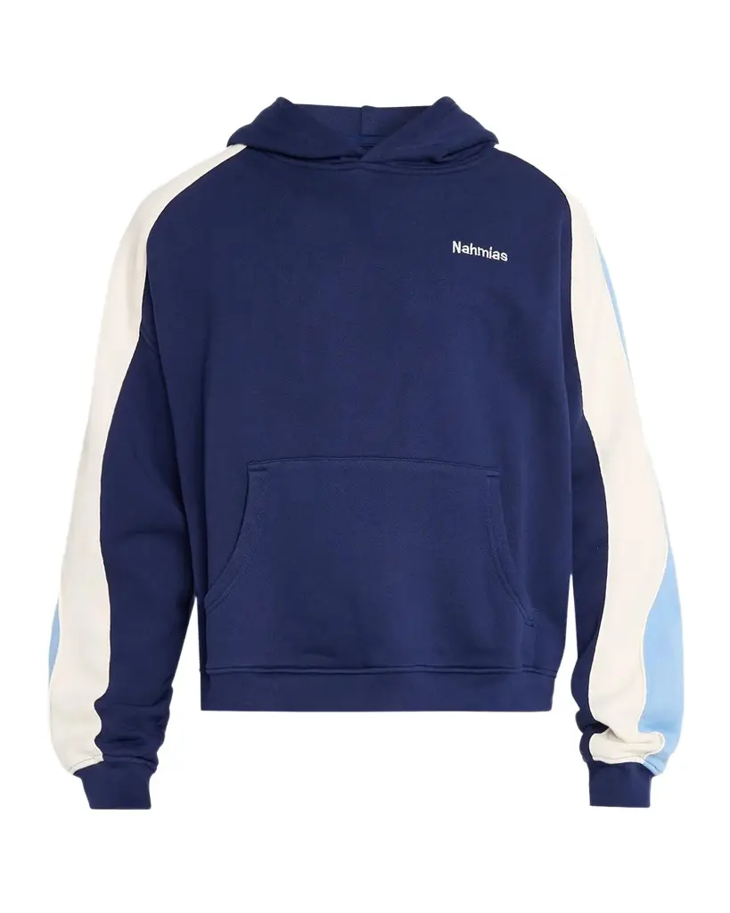 Nahmias Men's Ollie Colorblocked Cotton Hoodie | Image 1 Nahmias Men's Ollie Colorblocked Cotton Hoodie | Image 1