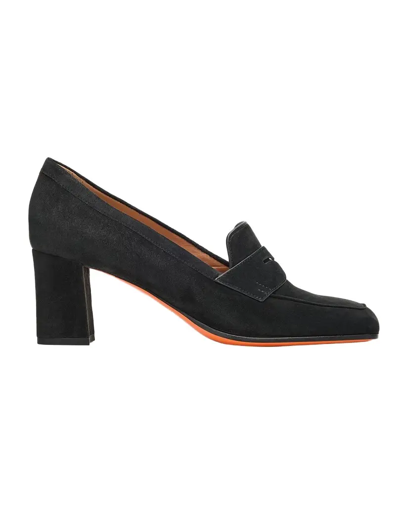 Santoni Carla 65MM Suede Pumps | Image 1 Santoni Carla 65MM Suede Pumps | Image 1