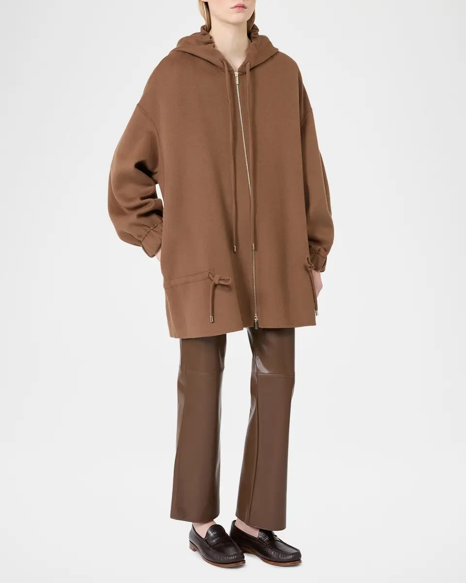 Max Mara Sublime Flare-Leg Coated Jersey Trousers | Thumbnail 2 Max Mara Sublime Flare-Leg Coated Jersey Trousers | Thumbnail 2