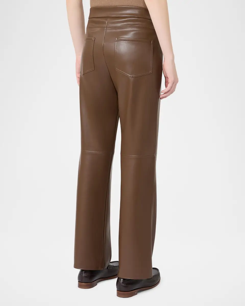 Max Mara Sublime Flare-Leg Coated Jersey Trousers | Thumbnail 3 Max Mara Sublime Flare-Leg Coated Jersey Trousers | Thumbnail 3