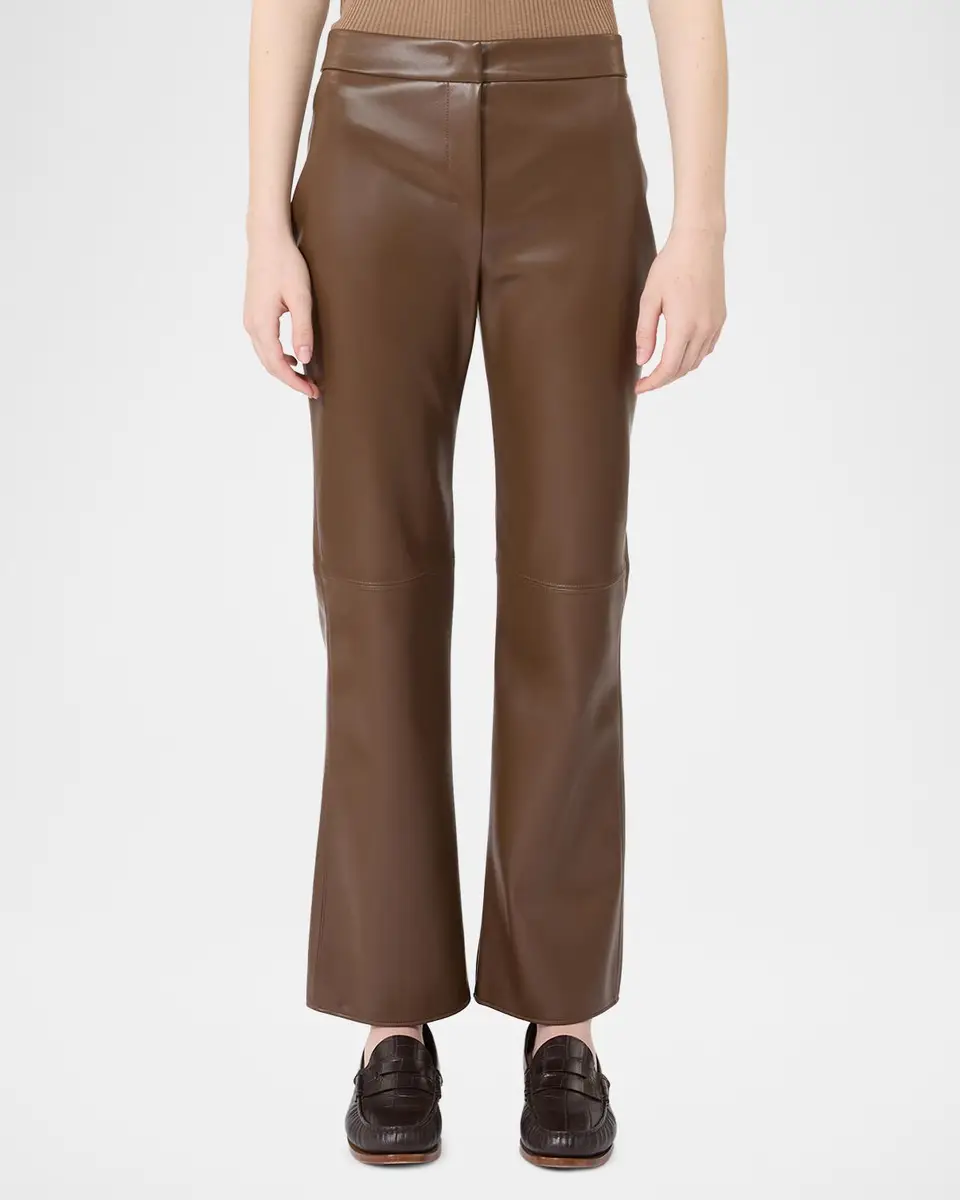 Max Mara Sublime Flare-Leg Coated Jersey Trousers | Thumbnail 4 Max Mara Sublime Flare-Leg Coated Jersey Trousers | Thumbnail 4