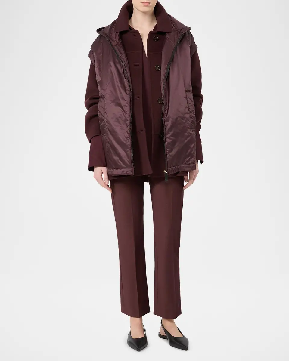 Max Mara Umanita Cropped Stretch Cotton Trousers | Thumbnail 2 Max Mara Umanita Cropped Stretch Cotton Trousers | Thumbnail 2