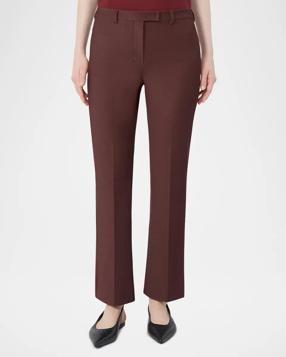 Max Mara Umanita Cropped Stretch Cotton Trousers | Thumbnail 4 Max Mara Umanita Cropped Stretch Cotton Trousers | Thumbnail 4