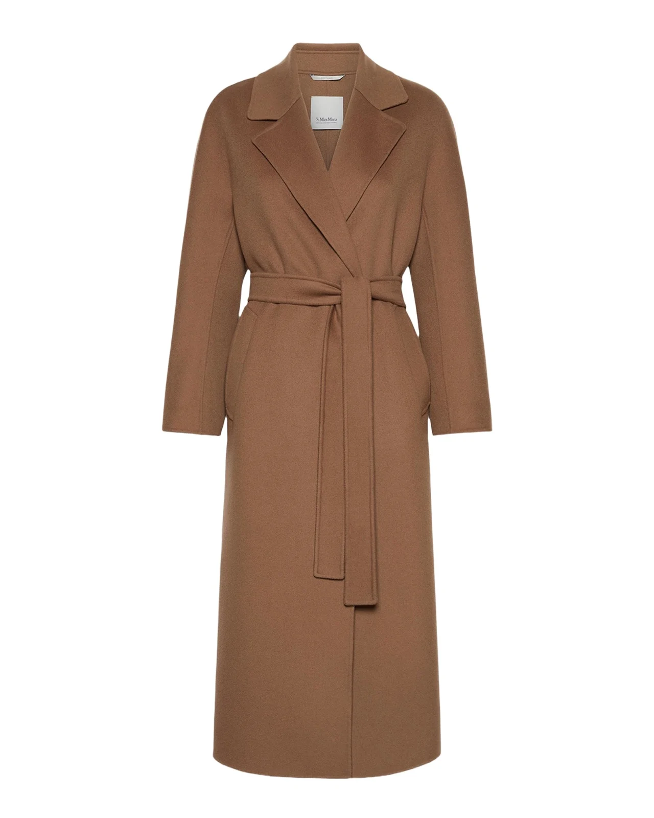 Max Mara Penelope Wrap-Front Wool Broadcloth Coat