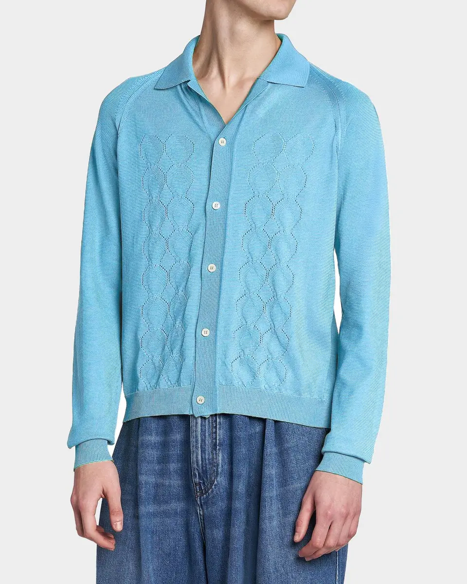 Marni Men's Pointelle Knit Cardigan | Thumbnail 3