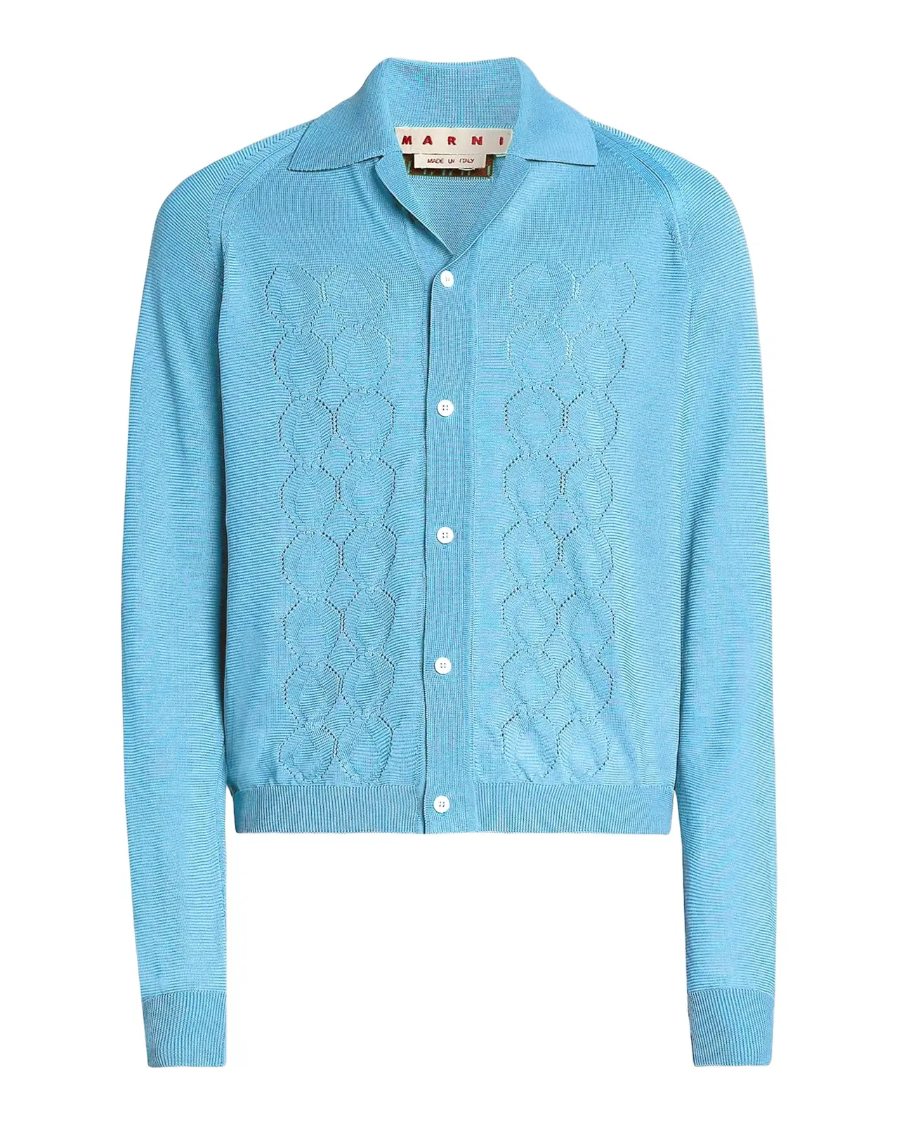 Marni Men's Pointelle Knit Cardigan
