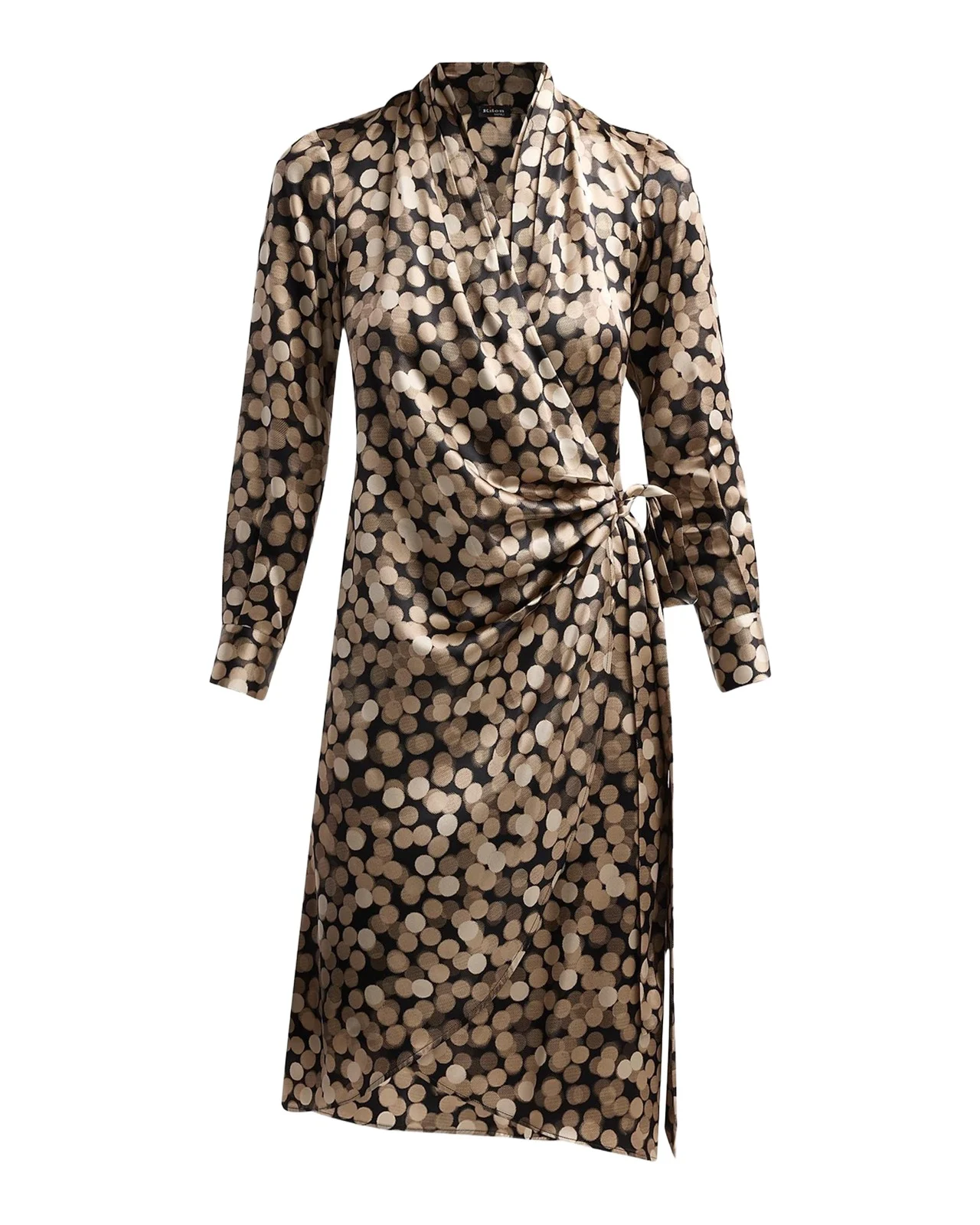 Printed Silk Wrap Midi Dress Printed Silk Wrap Midi Dress