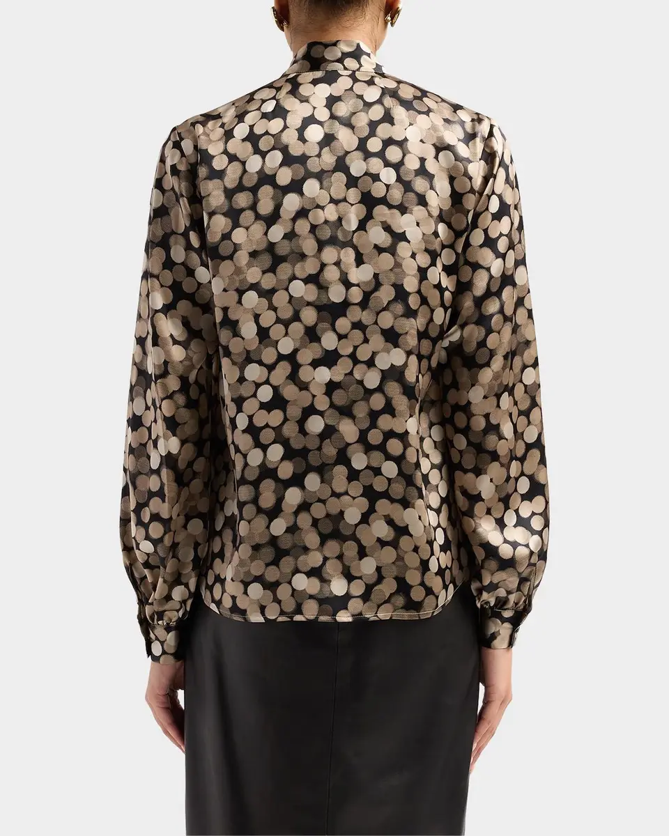 Kiton Printed Silk Shirt | Thumbnail 3 Kiton Printed Silk Shirt | Thumbnail 3