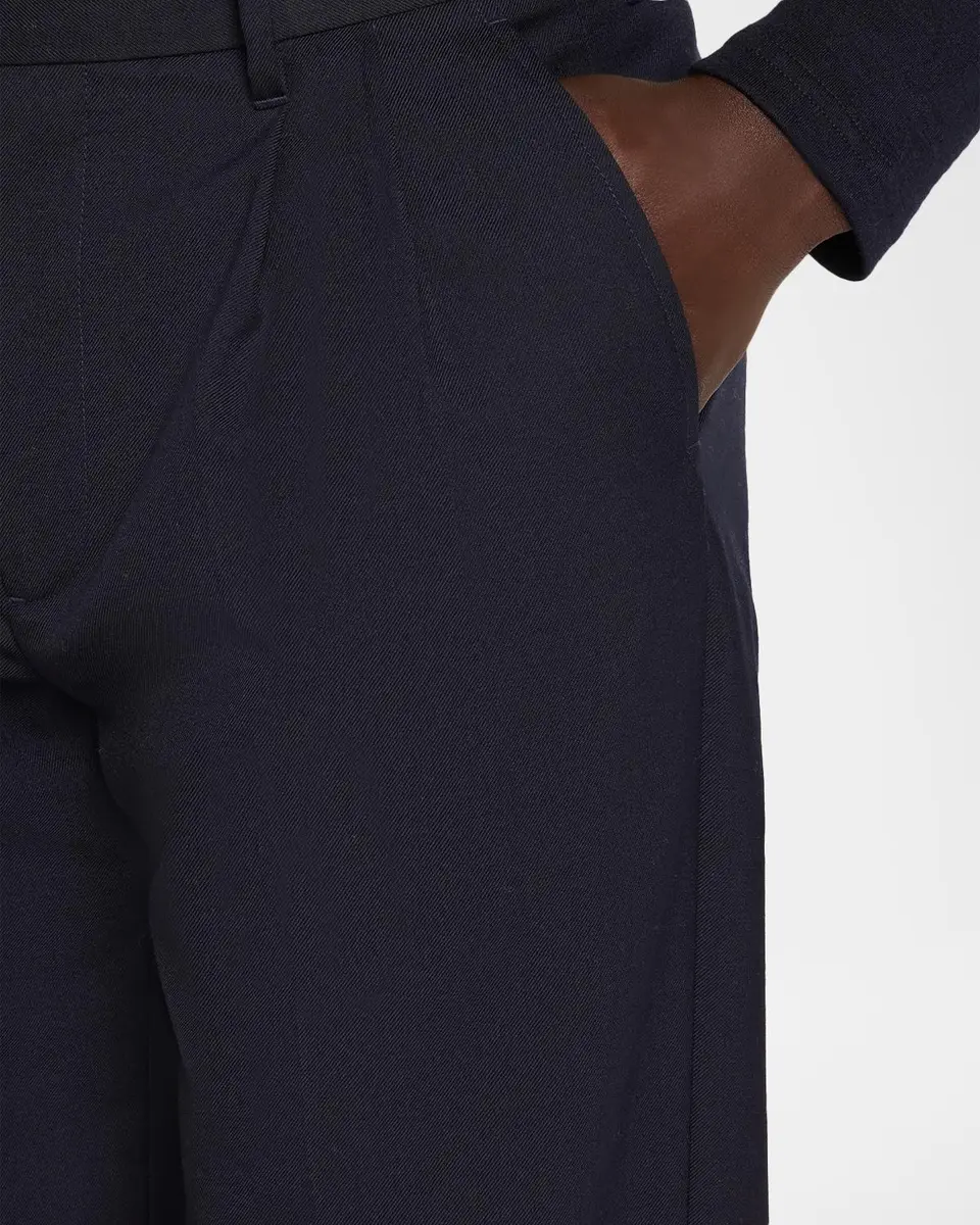 Vince Men's Twill Straight-Leg Pleated Trousers | Thumbnail 5