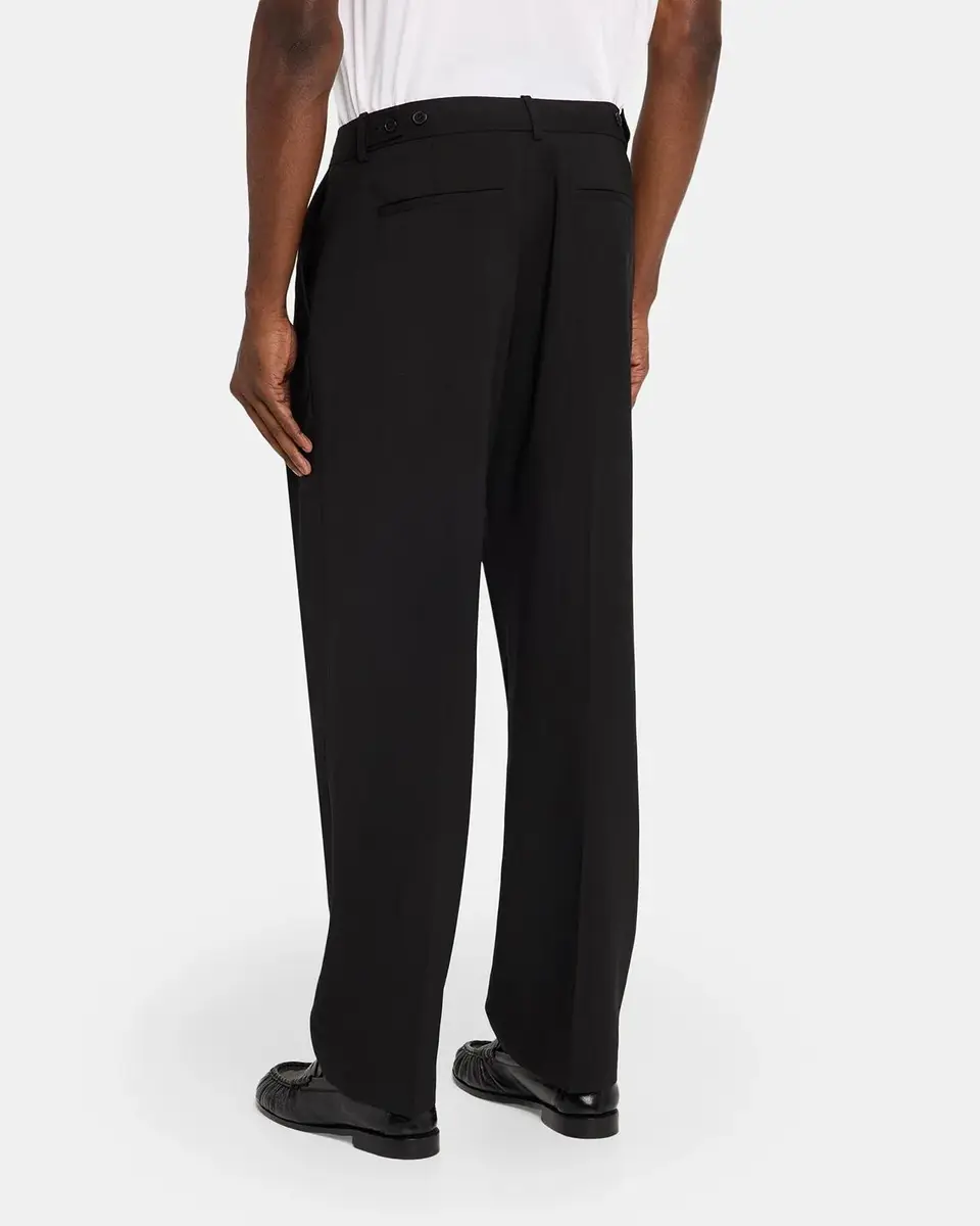 Frame Men's Tropical Wool Pleated Trousers | Thumbnail 3 Frame Men's Tropical Wool Pleated Trousers | Thumbnail 3