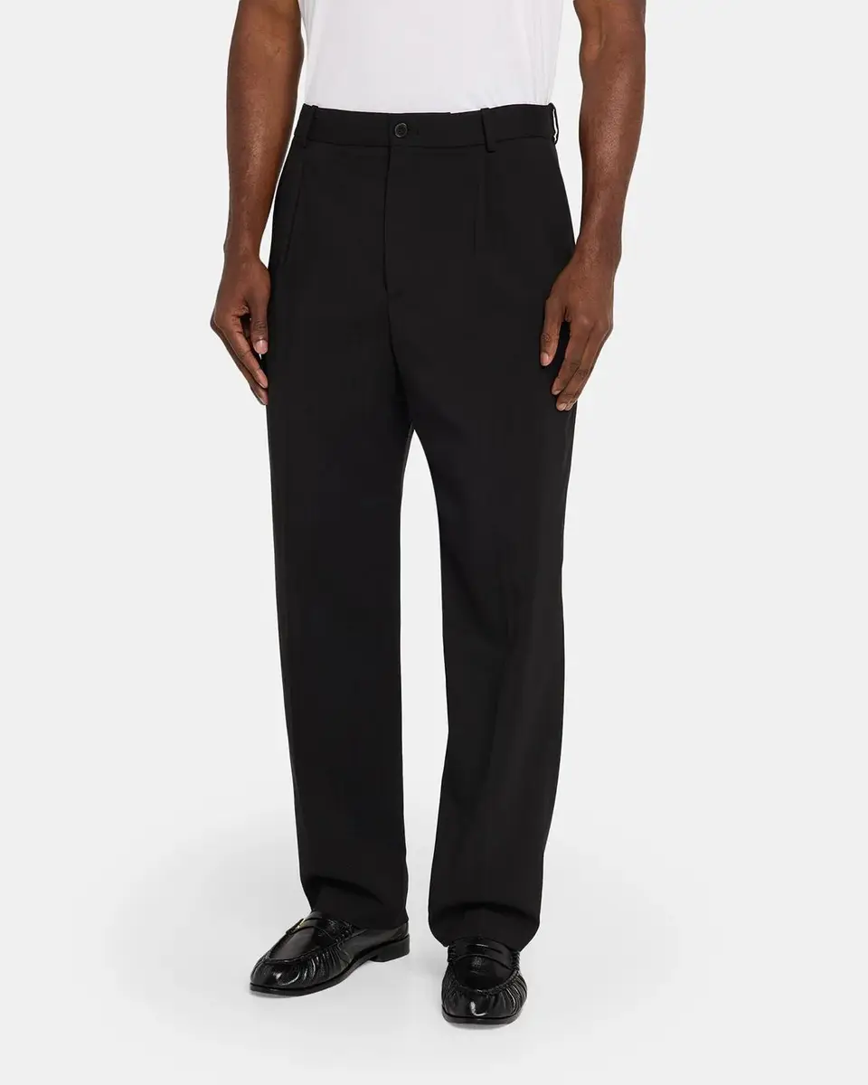 Frame Men's Tropical Wool Pleated Trousers | Thumbnail 4 Frame Men's Tropical Wool Pleated Trousers | Thumbnail 4