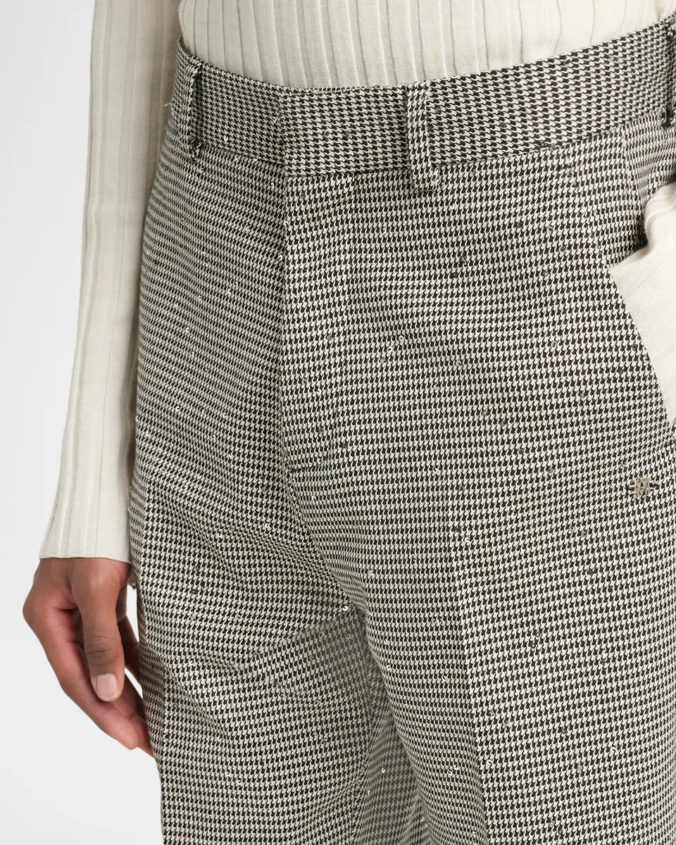 Amiri Men's MA Fit Houndstooth Sequin Trousers | Thumbnail 5 Amiri Men's MA Fit Houndstooth Sequin Trousers | Thumbnail 5