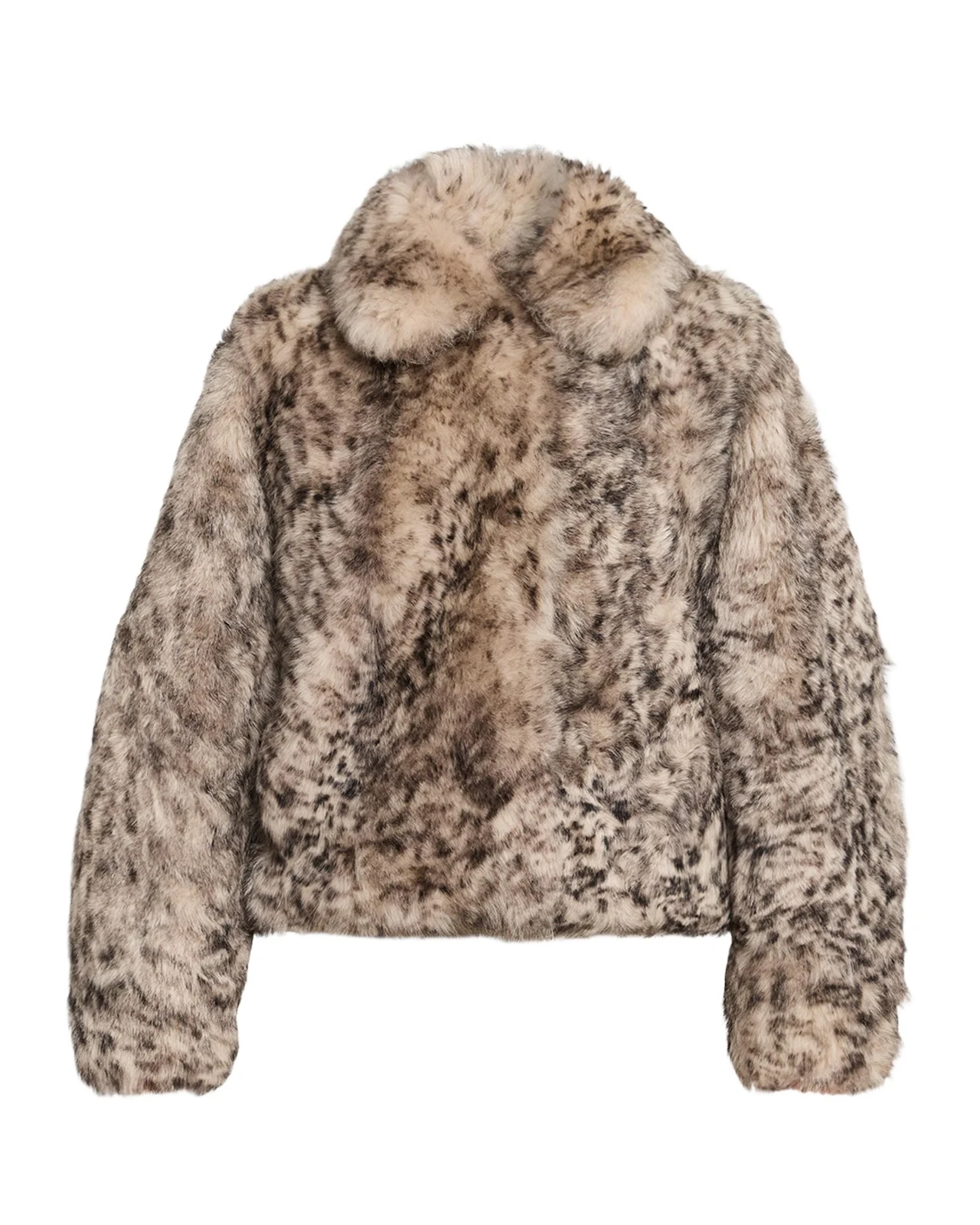 Spotted Lamb Shearling Short Jacket Spotted Lamb Shearling Short Jacket