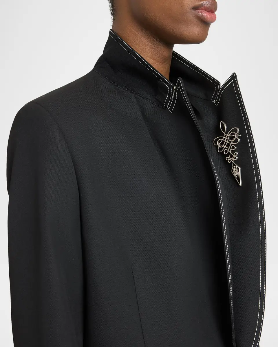 AMIRI Men's Western Lasso-Pin Single-Breasted Blazer | Thumbnail 6 AMIRI Men's Western Lasso-Pin Single-Breasted Blazer | Thumbnail 6