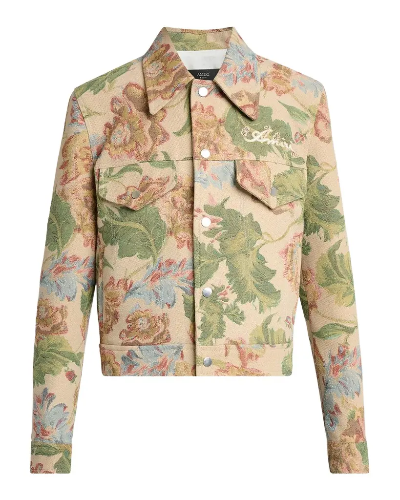 AMIRI Men's Floral Tapestry Blouson | Image 1 AMIRI Men's Floral Tapestry Blouson | Image 1