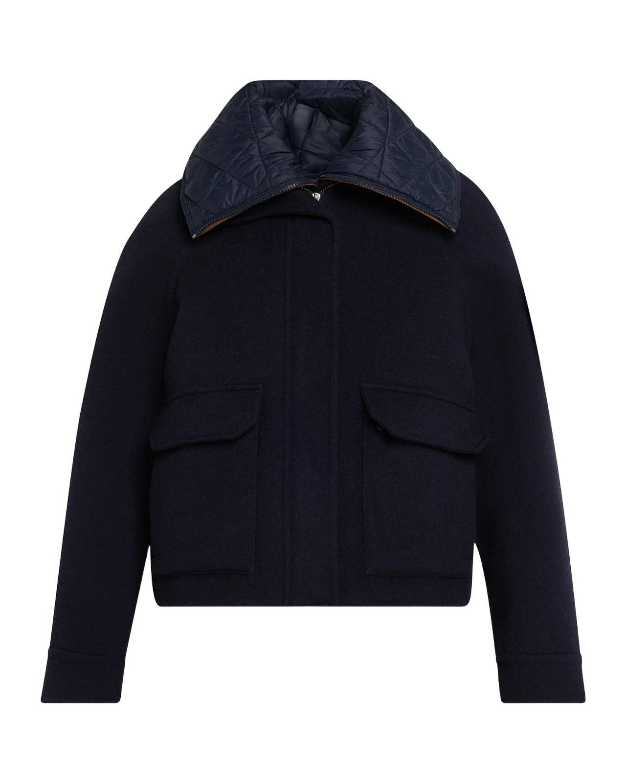 Brunello Cucinelli Couture Wool Coat with Detachable Padding