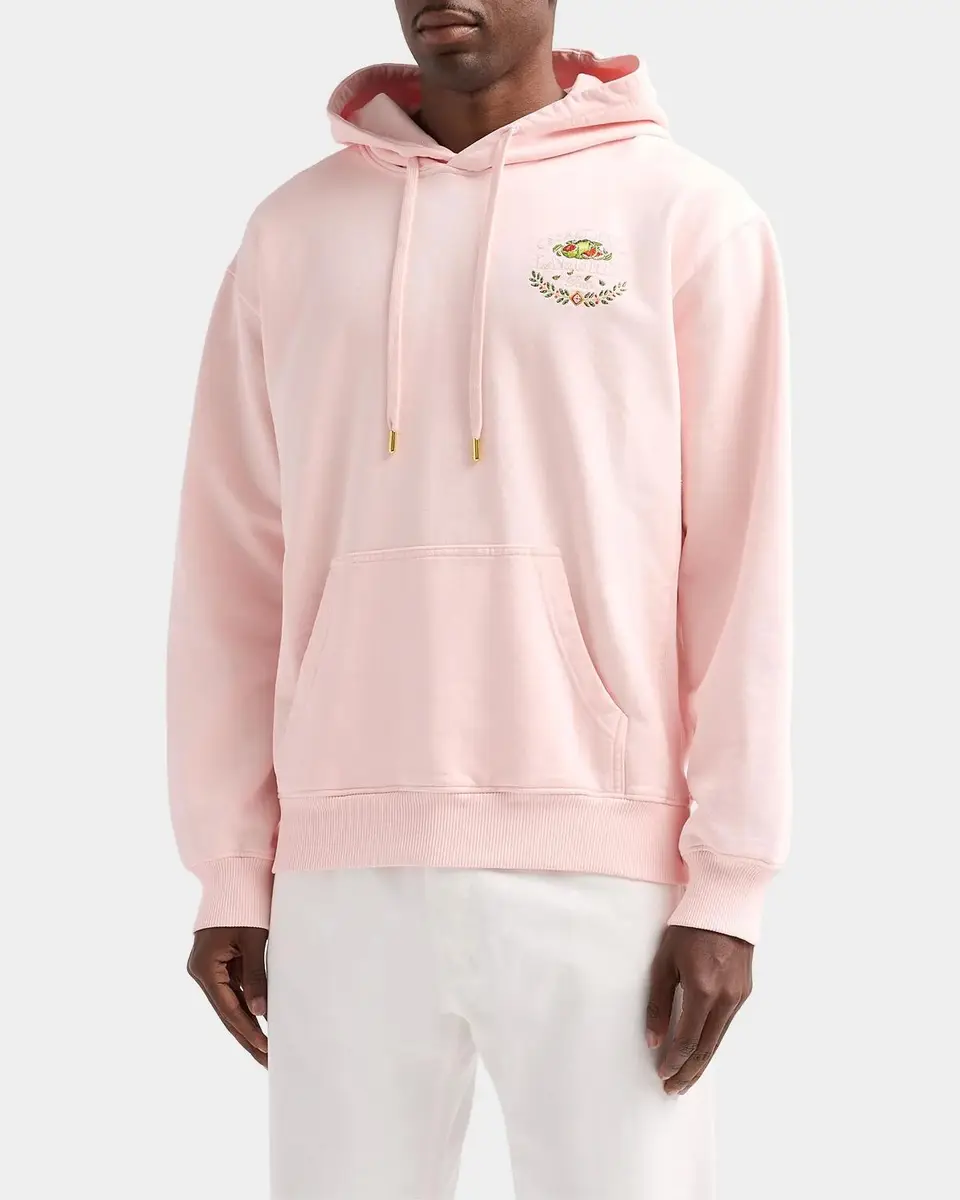 Casablanca Men's x Ladurée Embroidered Logo Hoodie | Thumbnail 4 Casablanca Men's x Ladurée Embroidered Logo Hoodie | Thumbnail 4