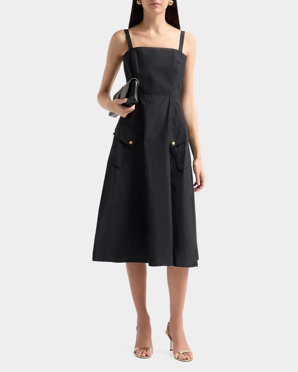 L'Agence Ayela A-Line Midi Dress | Thumbnail 2 L'Agence Ayela A-Line Midi Dress | Thumbnail 2