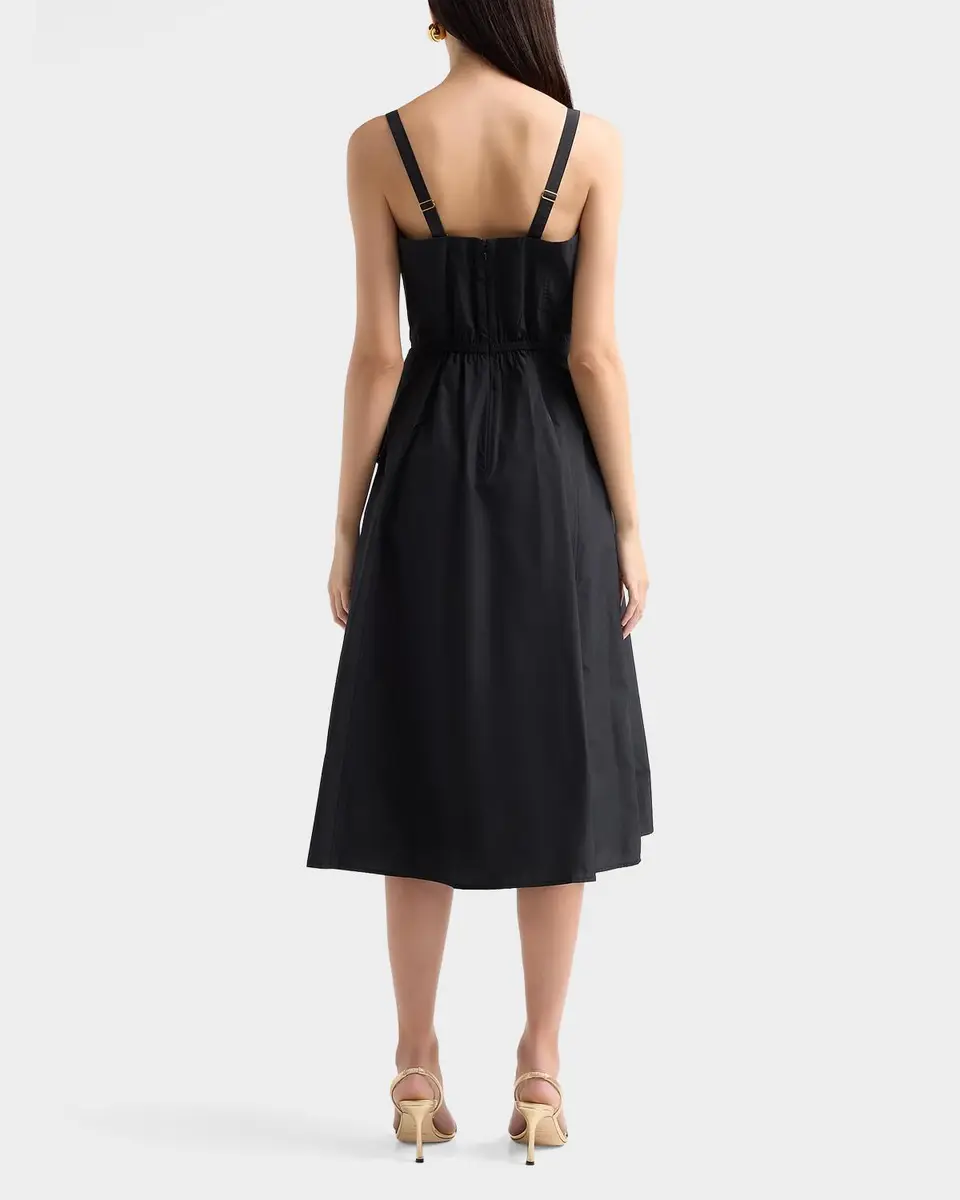 L'Agence Ayela A-Line Midi Dress | Thumbnail 3 L'Agence Ayela A-Line Midi Dress | Thumbnail 3
