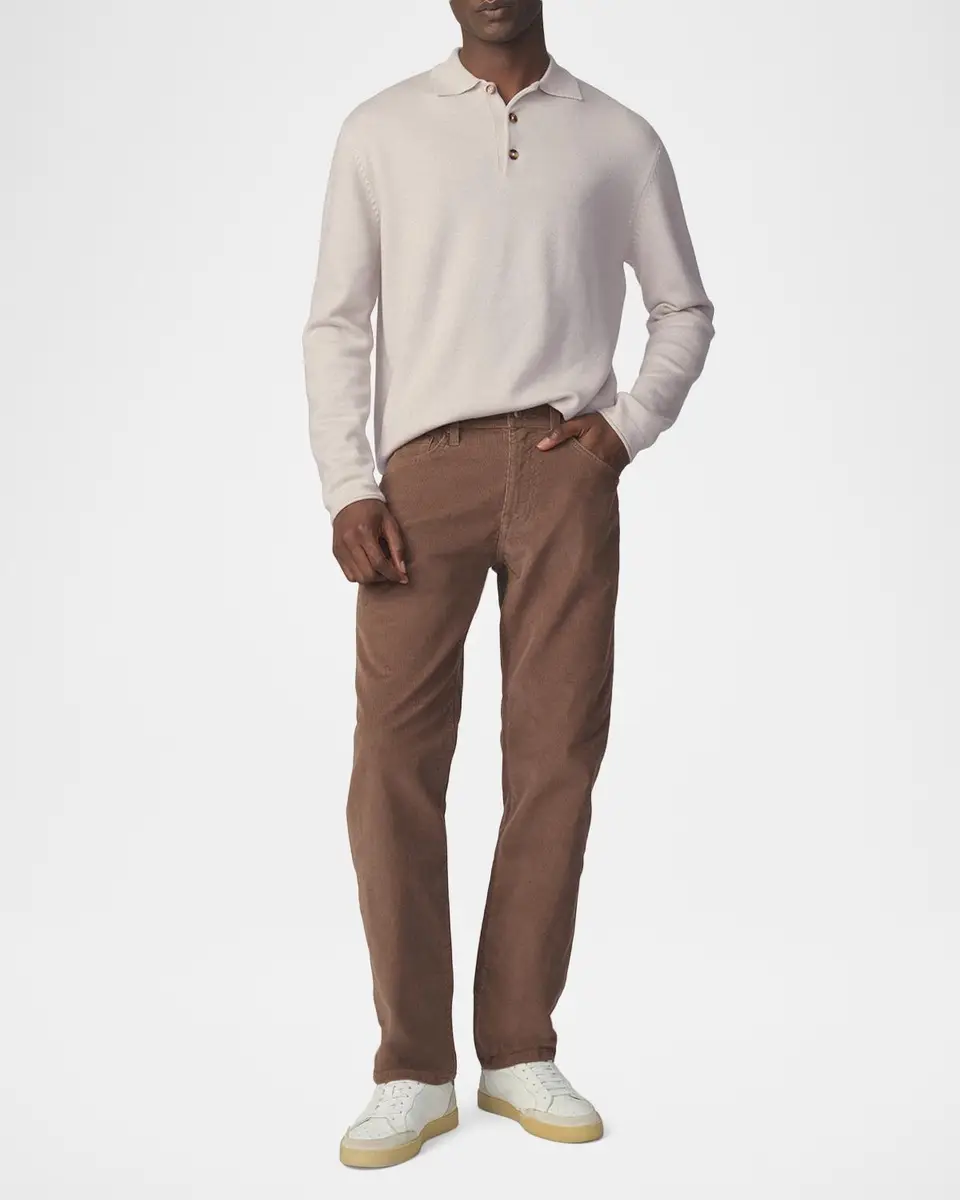 Joe's Jeans Men's Merino Wool Polo Sweater | Thumbnail 2