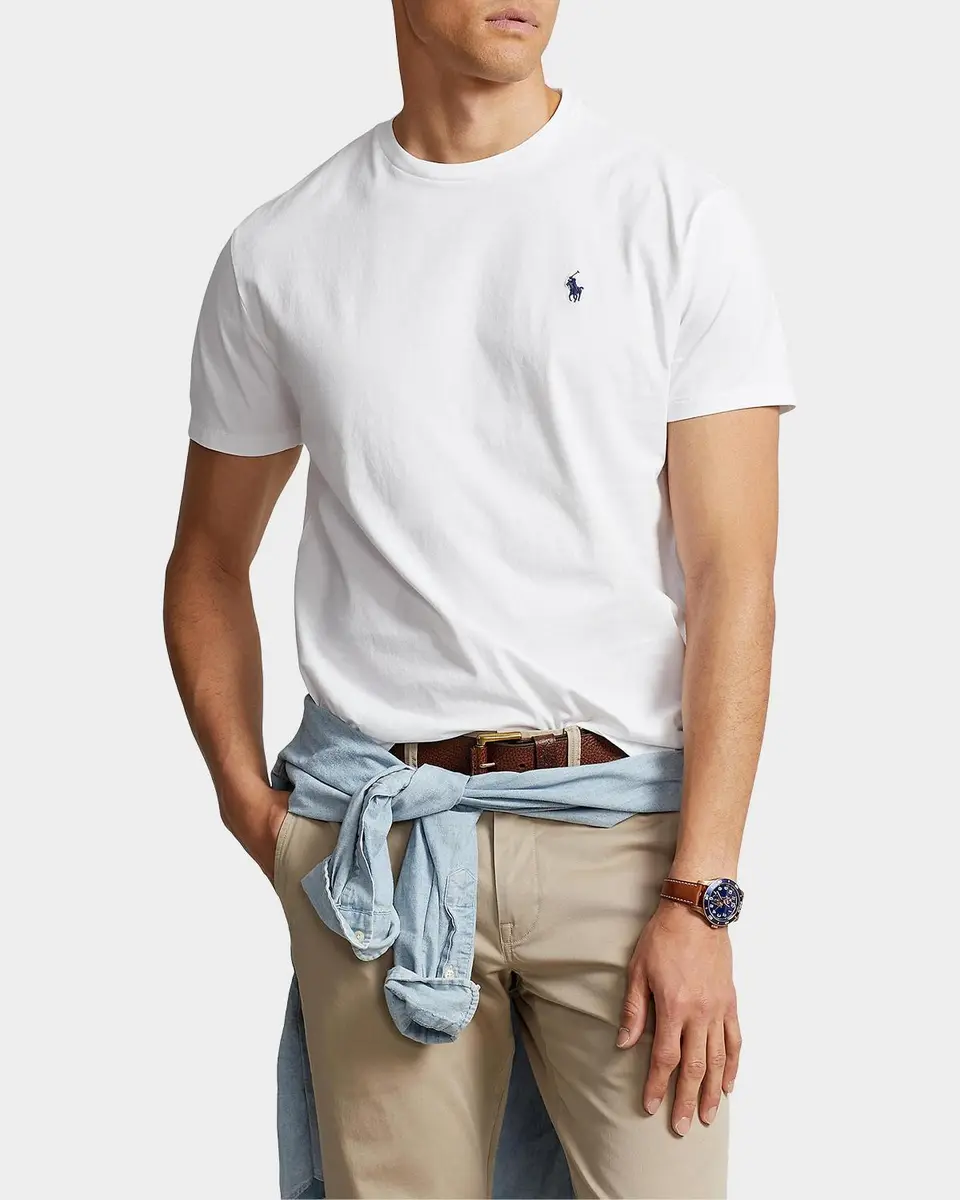 Polo Ralph Lauren Men's Jersey Crewneck Classic-Fit T-Shirt | Thumbnail 4