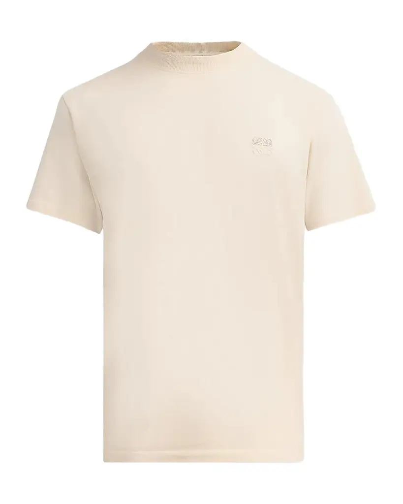 Loewe Men's Faded Degrade-Anagram Crewneck T-Shirt | Image 1 Loewe Men's Faded Degrade-Anagram Crewneck T-Shirt | Image 1