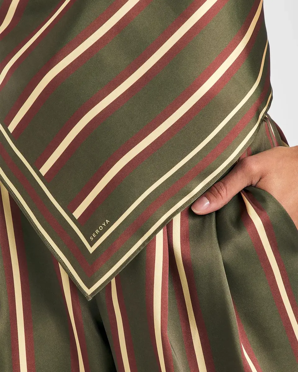 SEROYA Hark Satin Scarf Top | Thumbnail 5 SEROYA Hark Satin Scarf Top | Thumbnail 5
