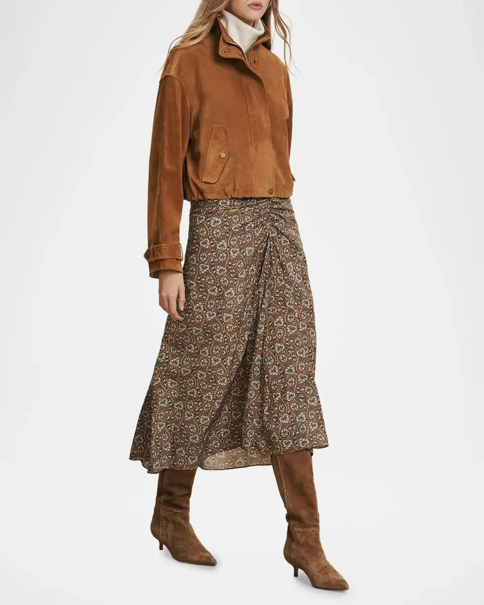 Veronica Beard Bateman Suede Jacket | Thumbnail 2 Veronica Beard Bateman Suede Jacket | Thumbnail 2
