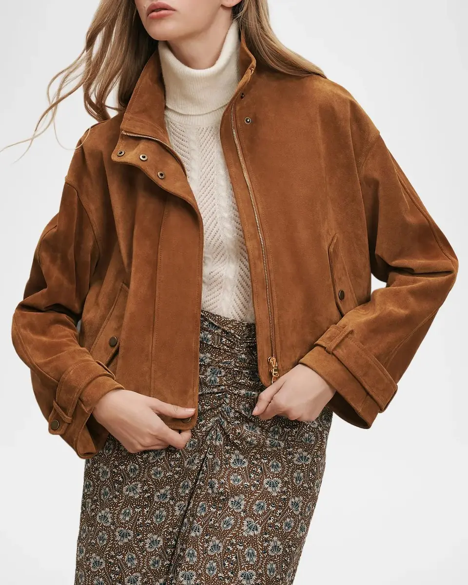 Veronica Beard Bateman Suede Jacket | Thumbnail 3 Veronica Beard Bateman Suede Jacket | Thumbnail 3