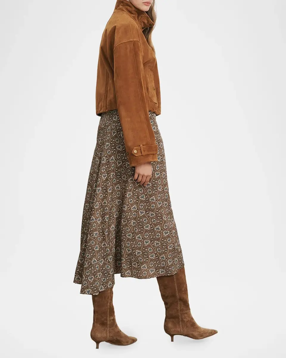 Veronica Beard Bateman Suede Jacket | Thumbnail 4 Veronica Beard Bateman Suede Jacket | Thumbnail 4
