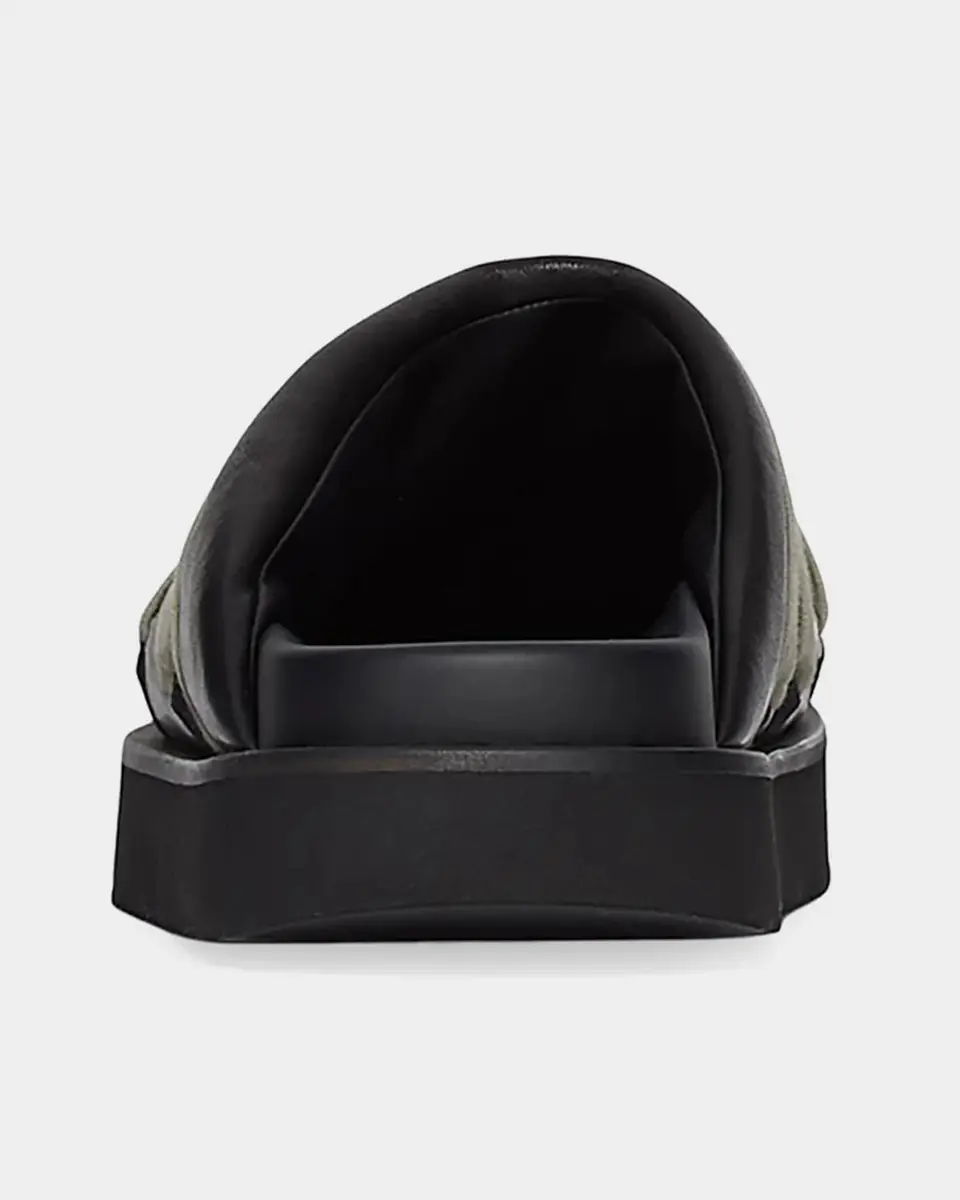 Rick Owens Men's Megalace Leather Slides | Thumbnail 2 Rick Owens Men's Megalace Leather Slides | Thumbnail 2