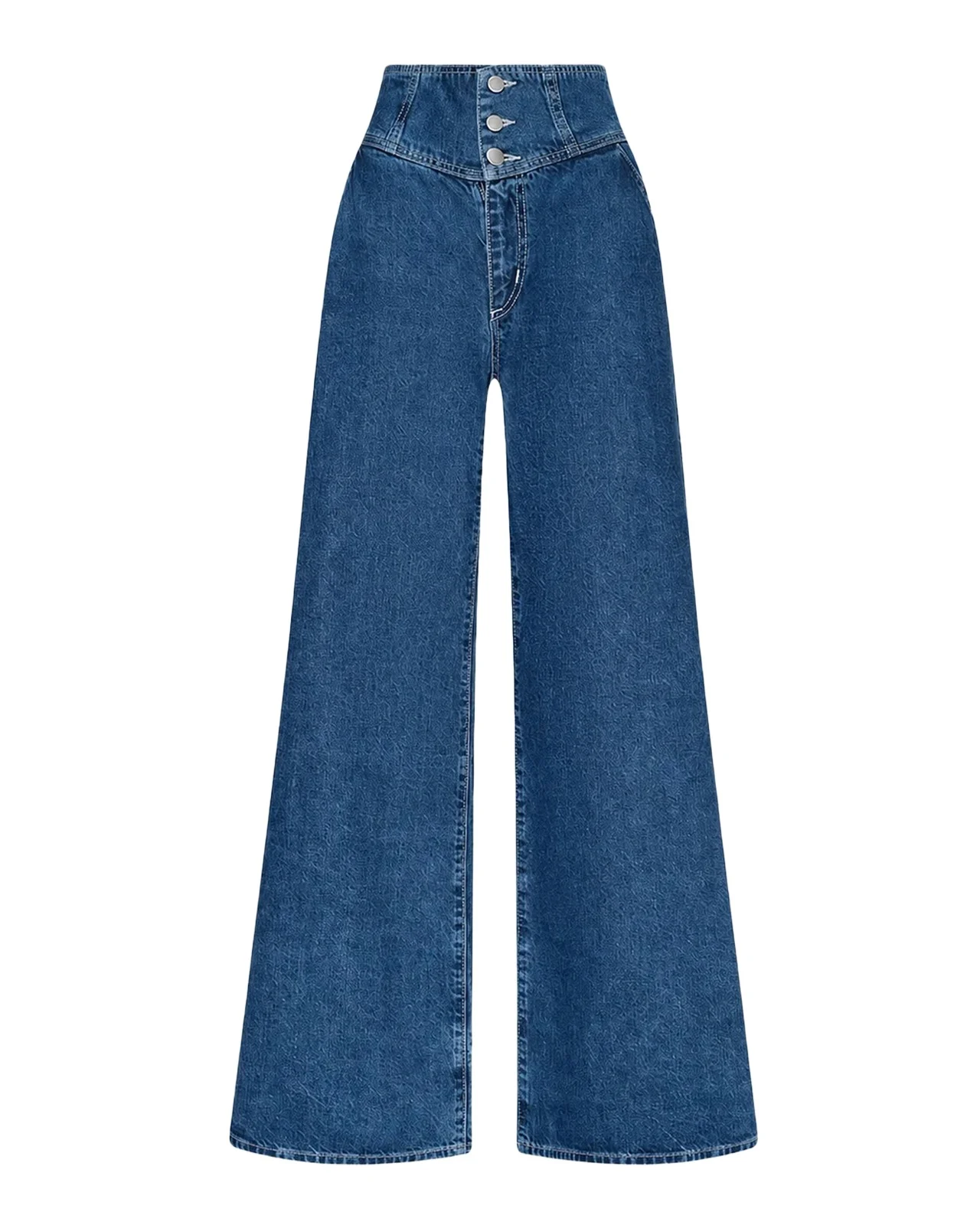 Sonja Corseted Wide-Leg Jeans Sonja Corseted Wide-Leg Jeans