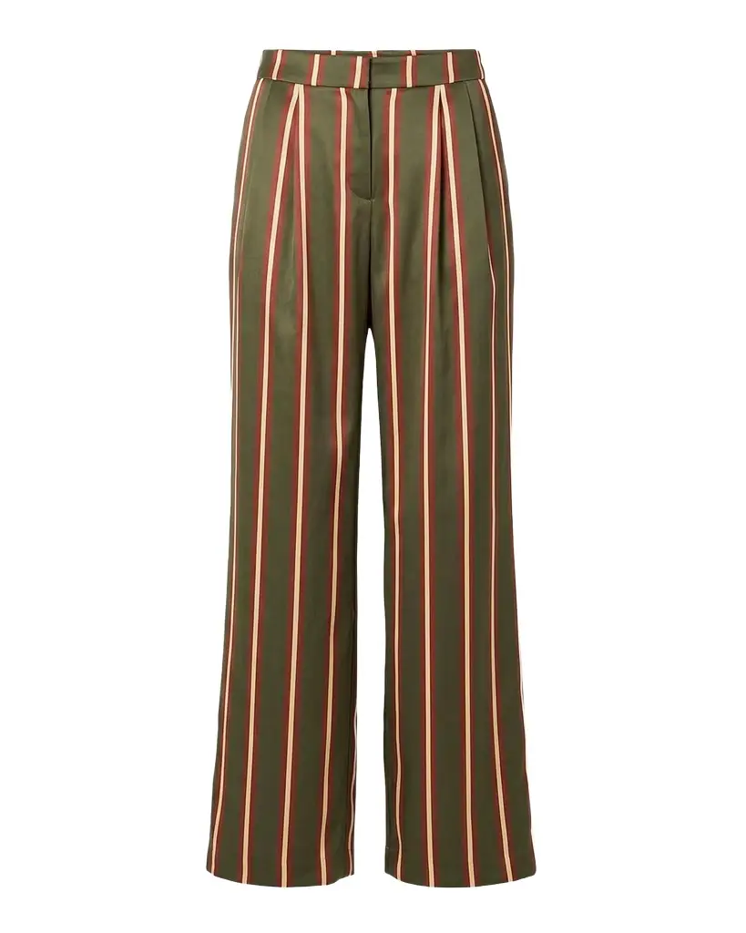 SEROYA Marlowe Striped Satin Pants