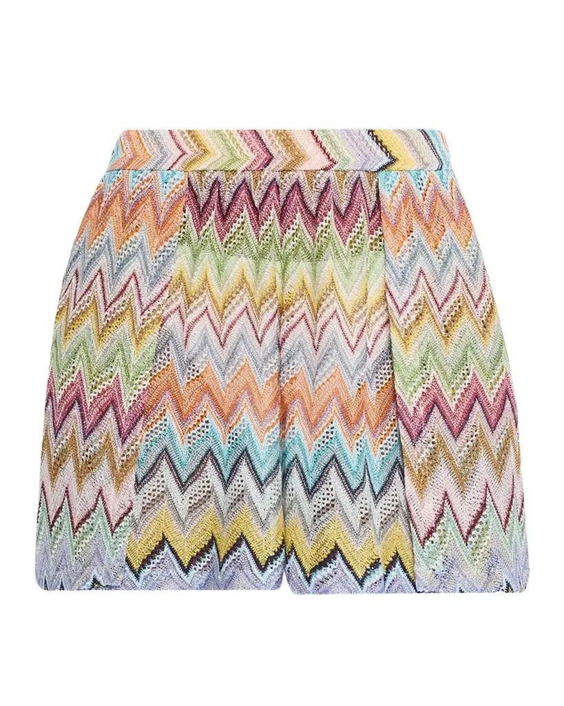 Missoni Zig-Zag Lame Shorts Coverup | Image 1 Missoni Zig-Zag Lame Shorts Coverup | Image 1