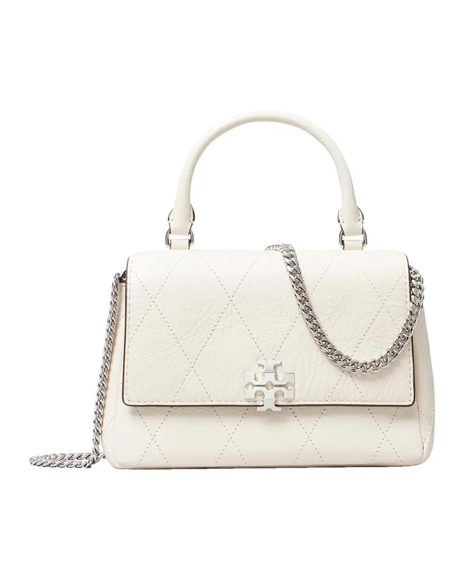 Tory Burch Charlie Mini Quilted Pebbled Leather Top-Handle Bag | Thumbnail 5 Tory Burch Charlie Mini Quilted Pebbled Leather Top-Handle Bag | Thumbnail 5