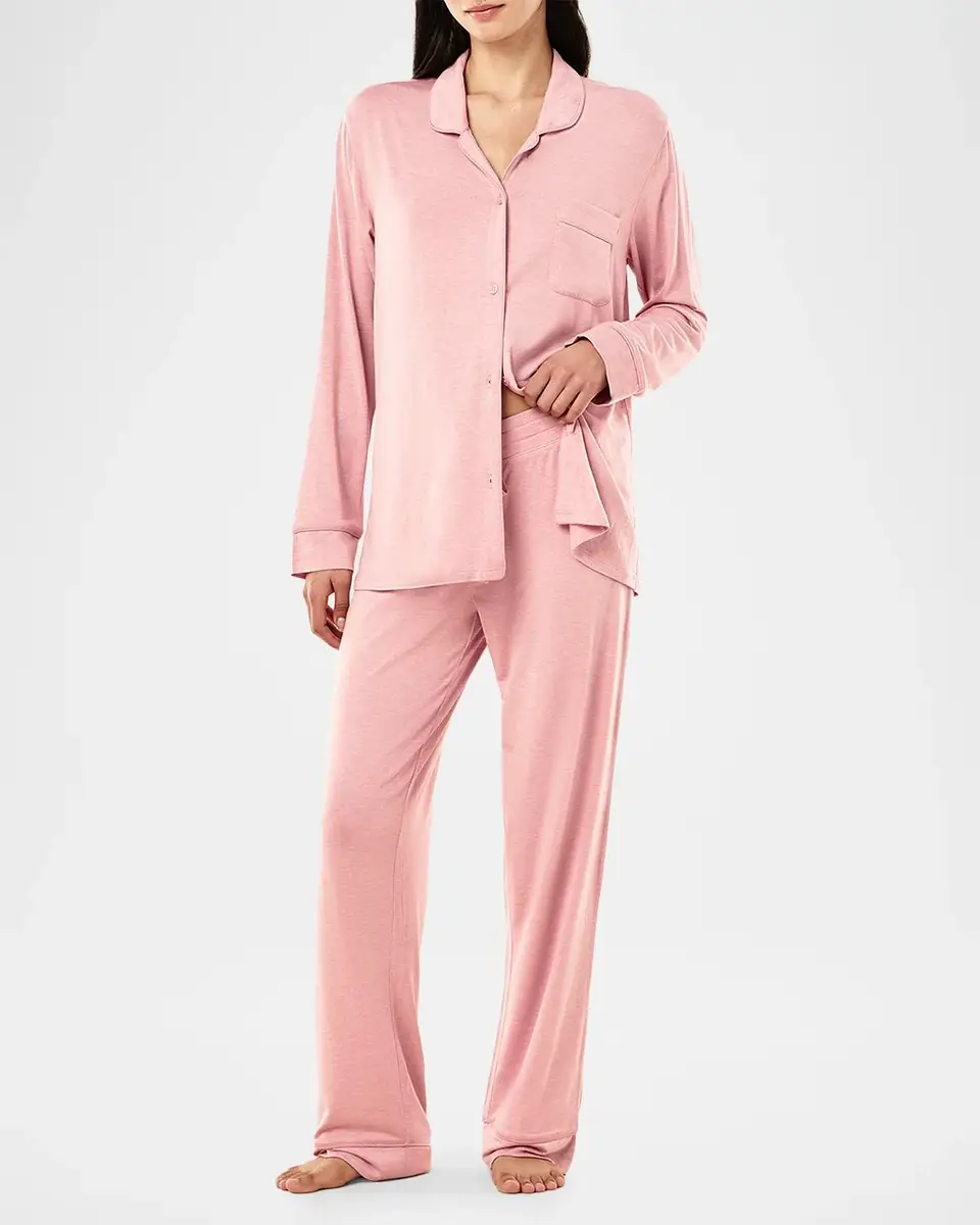 Papinelle Kate Soft Modal Long Pajama Set | Thumbnail 2