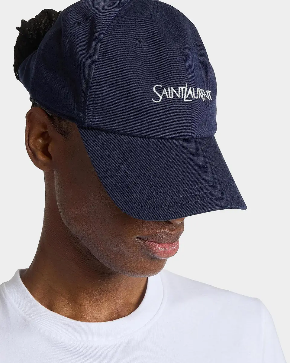 Saint Laurent Cotton Gabardine Baseball cap | Thumbnail 2