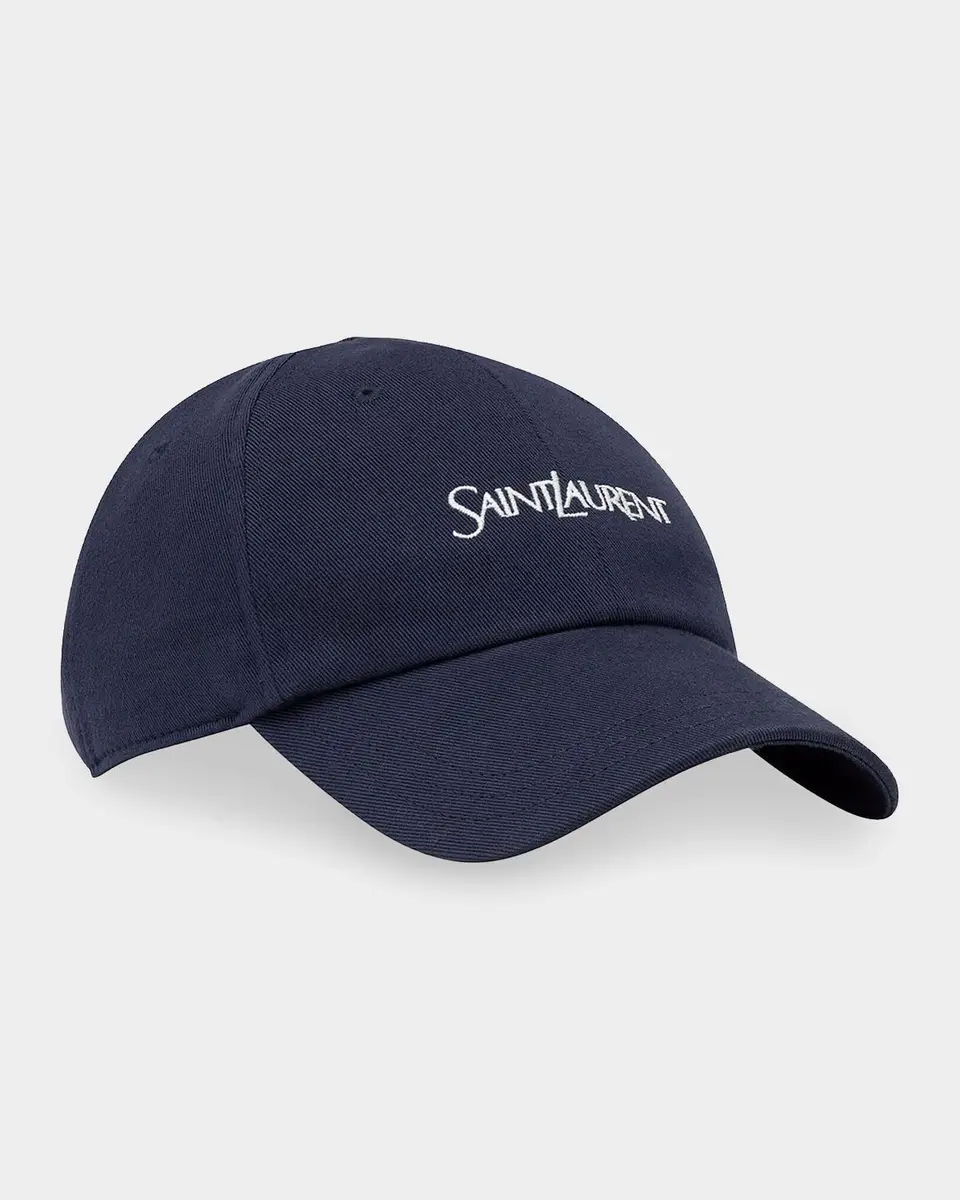 Saint Laurent Cotton Gabardine Baseball cap | Thumbnail 4