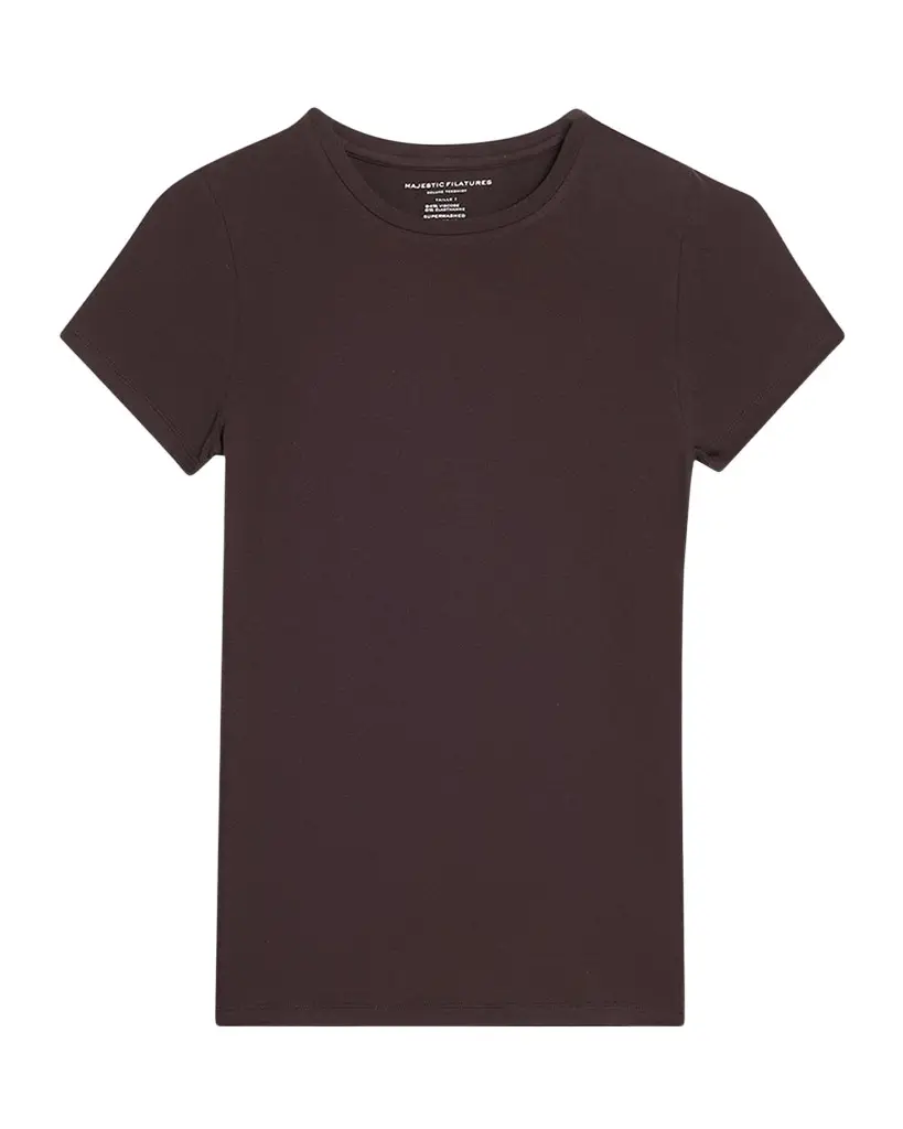 MAJESTIC FILATURES Soft Touch Short-Sleeve Crewneck T-Shirt