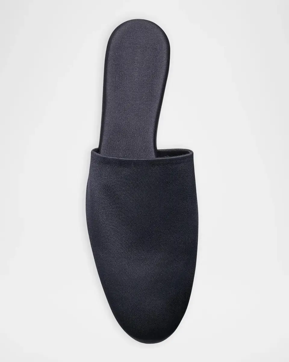 The Row Tilda Satin Slip-On Mules | Thumbnail 2 The Row Tilda Satin Slip-On Mules | Thumbnail 2