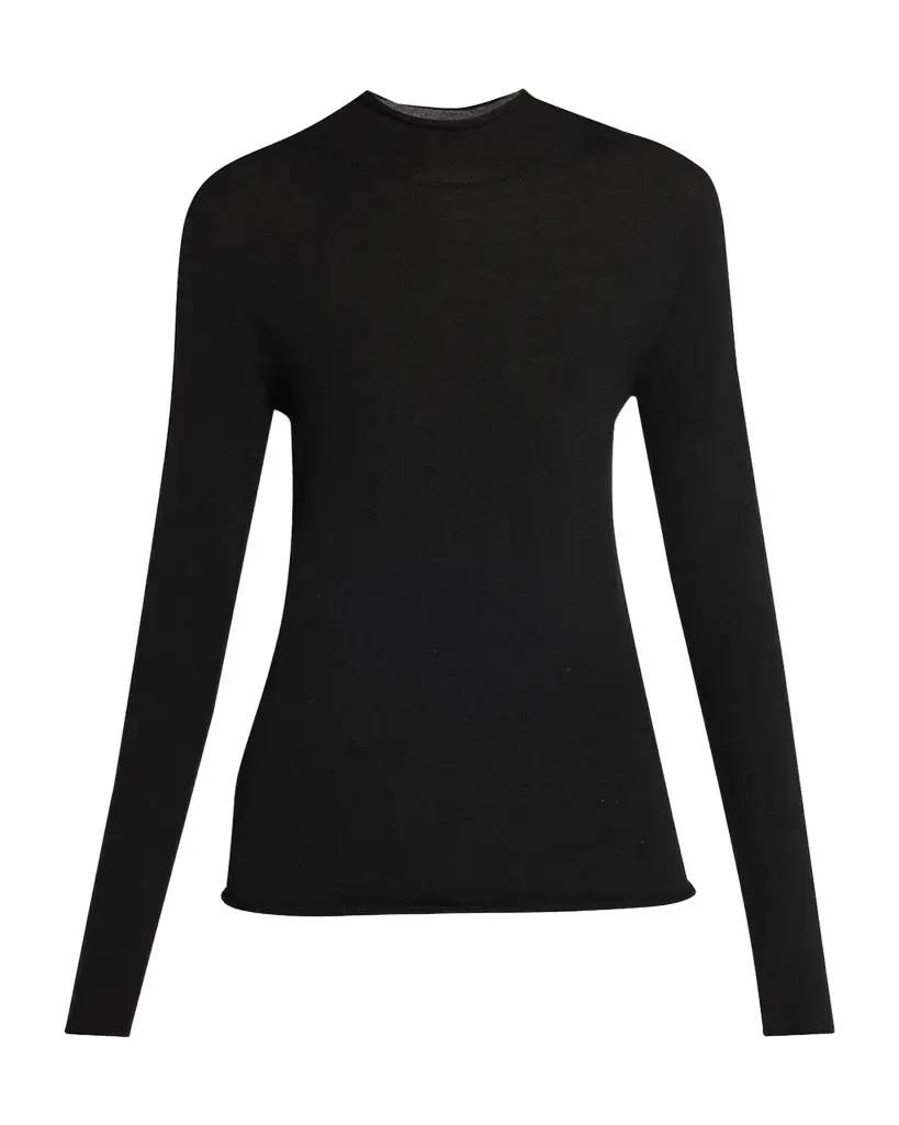 The Row Phaed Cashmere Mock-Neck Sweater | Image 1 The Row Phaed Cashmere Mock-Neck Sweater | Image 1