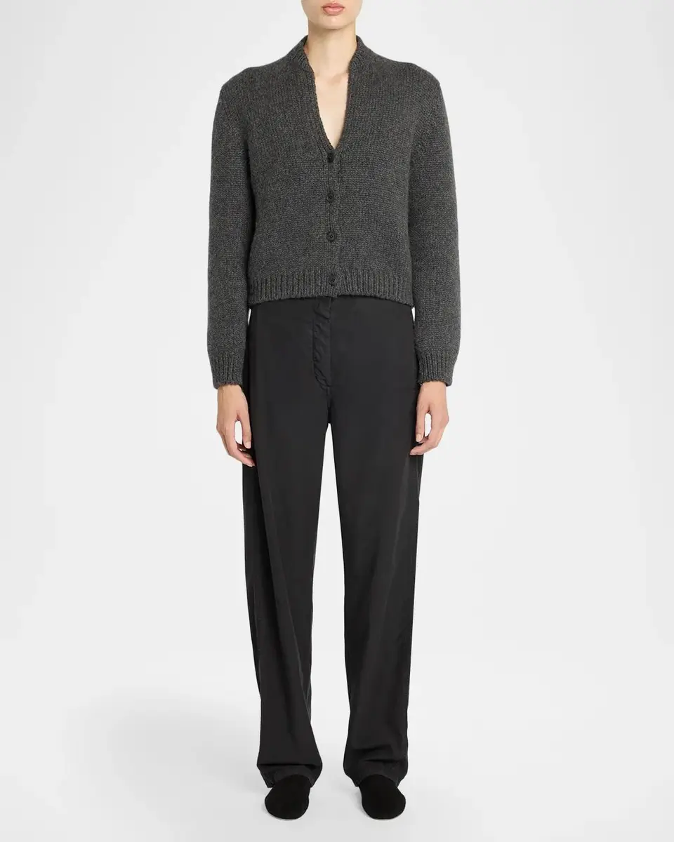 The Row Poynta Cashmere V-Neck Cardigan | Thumbnail 2 The Row Poynta Cashmere V-Neck Cardigan | Thumbnail 2