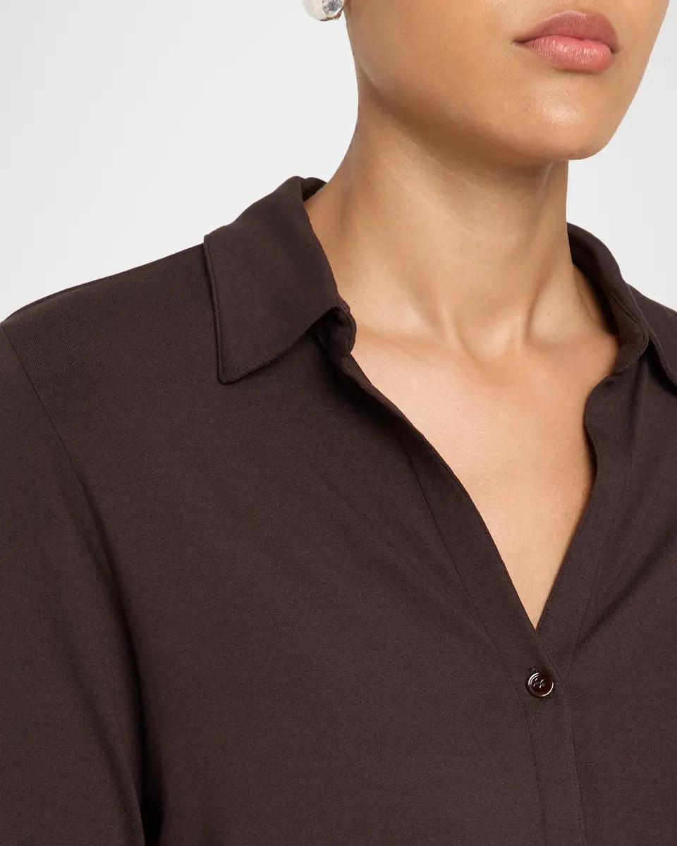 MAJESTIC FILATURES Soft Touch Button-Front Shirt | Thumbnail 5