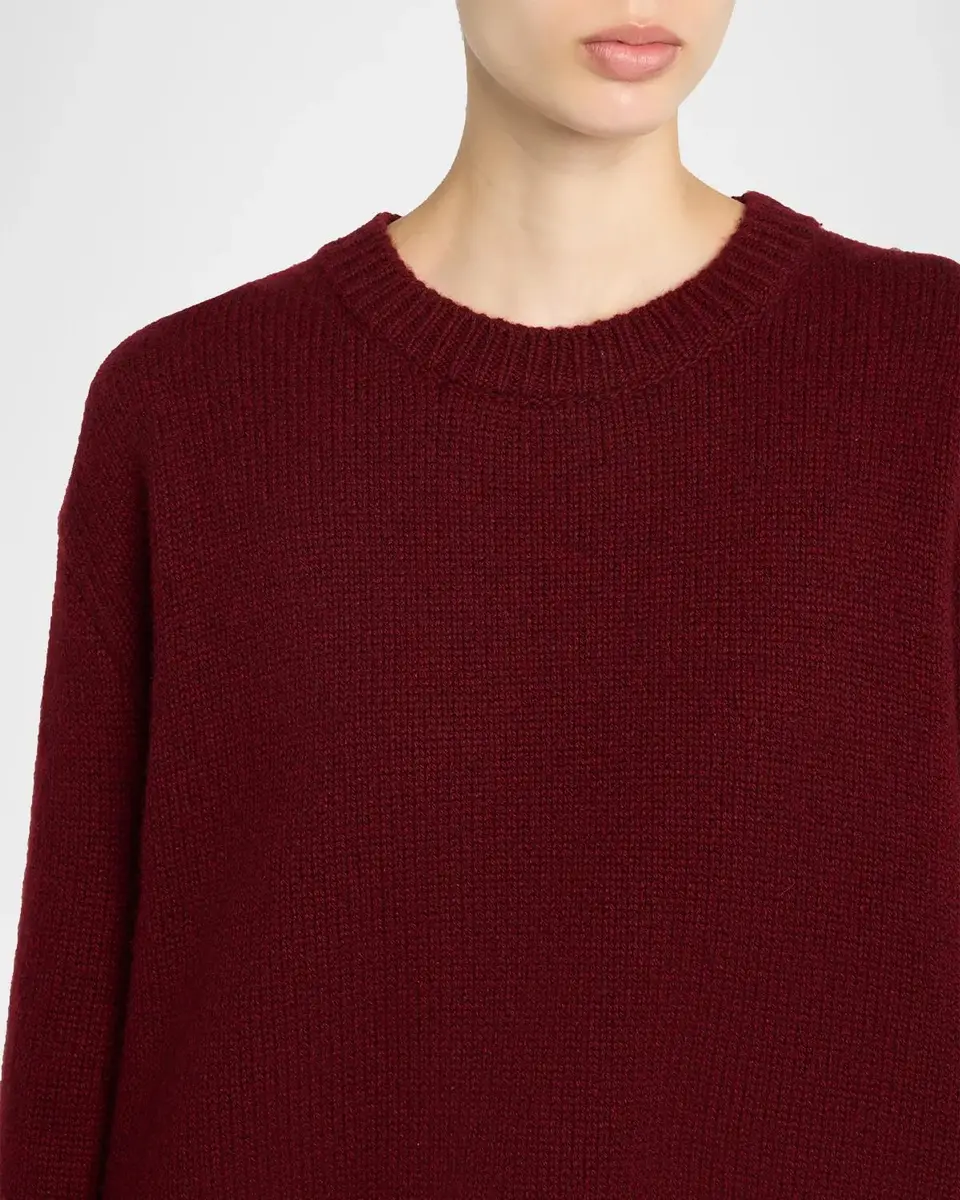 The Row Parth Cashmere Oversized Crewneck Sweater | Thumbnail 5 The Row Parth Cashmere Oversized Crewneck Sweater | Thumbnail 5