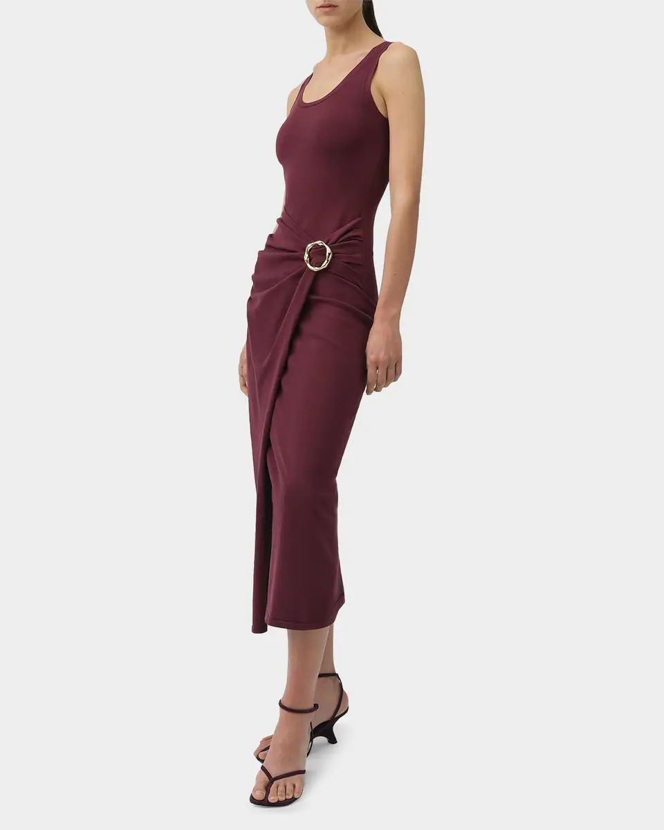 Simkhai Genne Draped Tank Dress | Thumbnail 4 Simkhai Genne Draped Tank Dress | Thumbnail 4