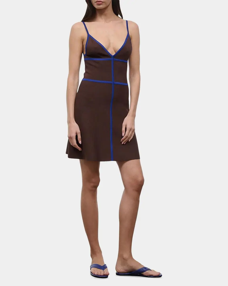 Staud Jaquelin Bonded Mini Dress | Thumbnail 2 Staud Jaquelin Bonded Mini Dress | Thumbnail 2