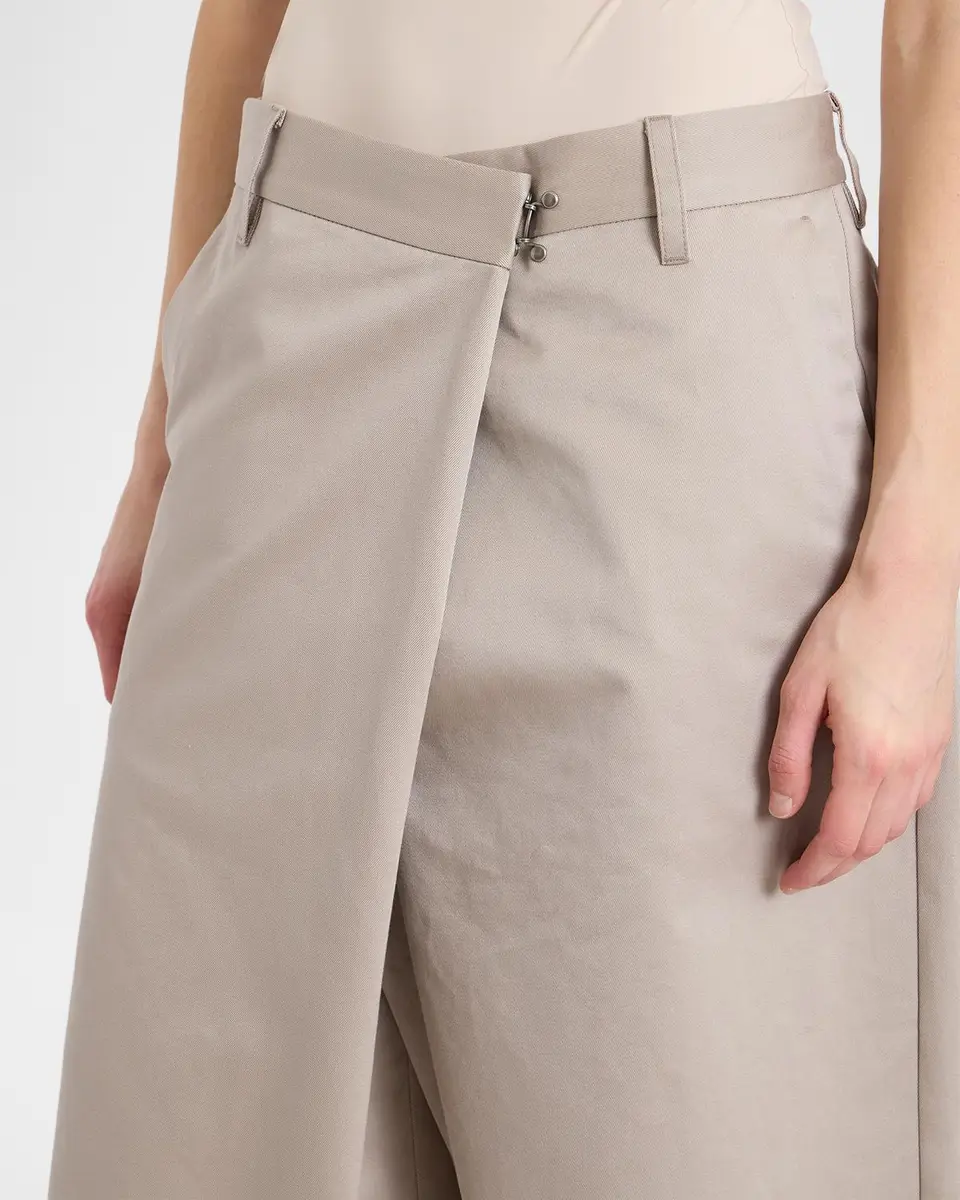 MM6 MAISON MARGIELA Cotton Wrap Culotte Shorts | Thumbnail 5