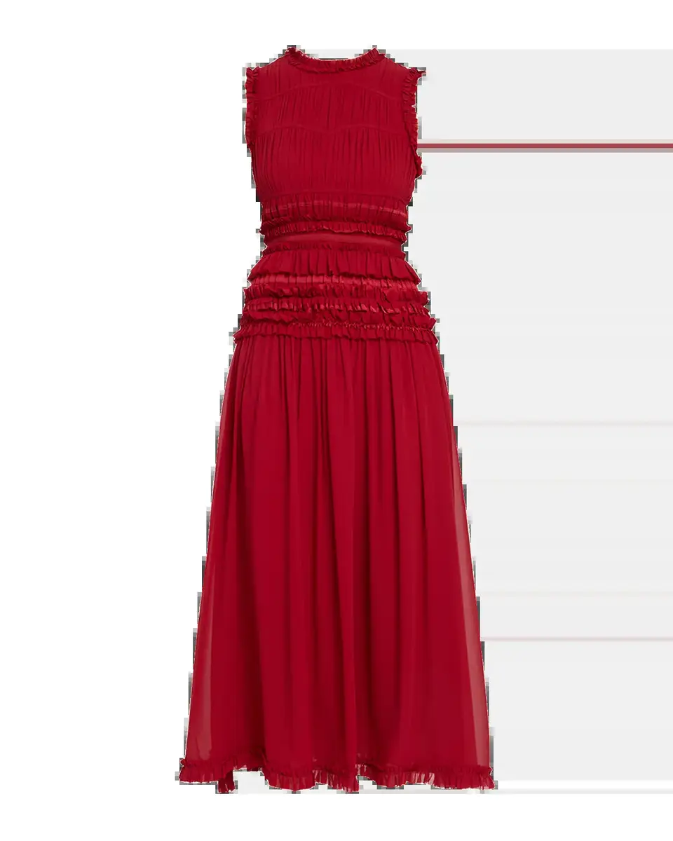 Ulla Johnson Etta Sleeveless Silk Maxi Dress | Thumbnail 2 Ulla Johnson Etta Sleeveless Silk Maxi Dress | Thumbnail 2